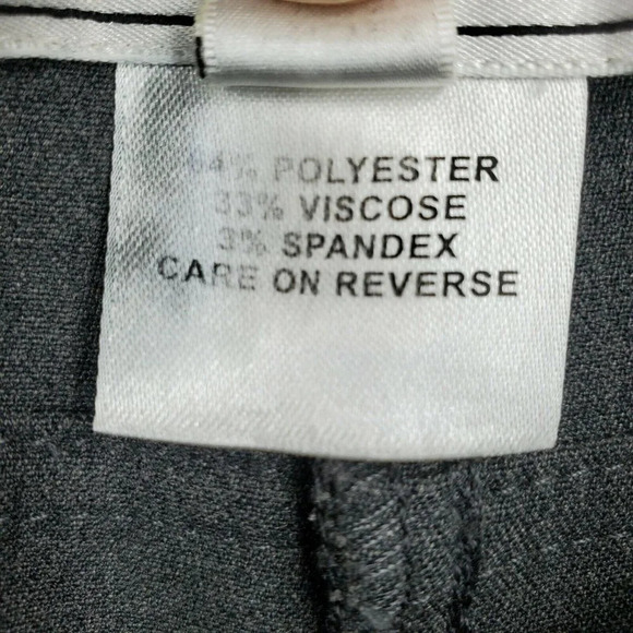 St. John Sport Women's Gray Zip Button Pants‎ Trousers with Stretch Size 12 - Picture 7 of 11